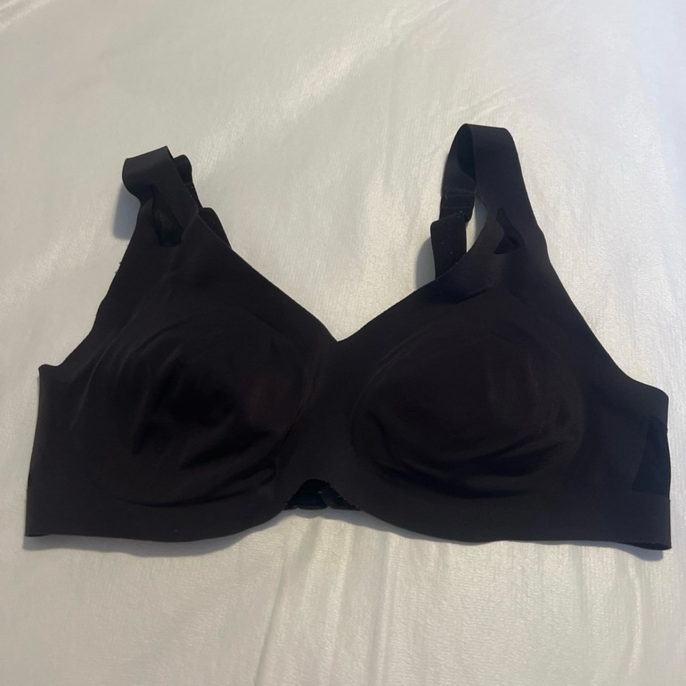 Hanes Classic Black Comfort Bra